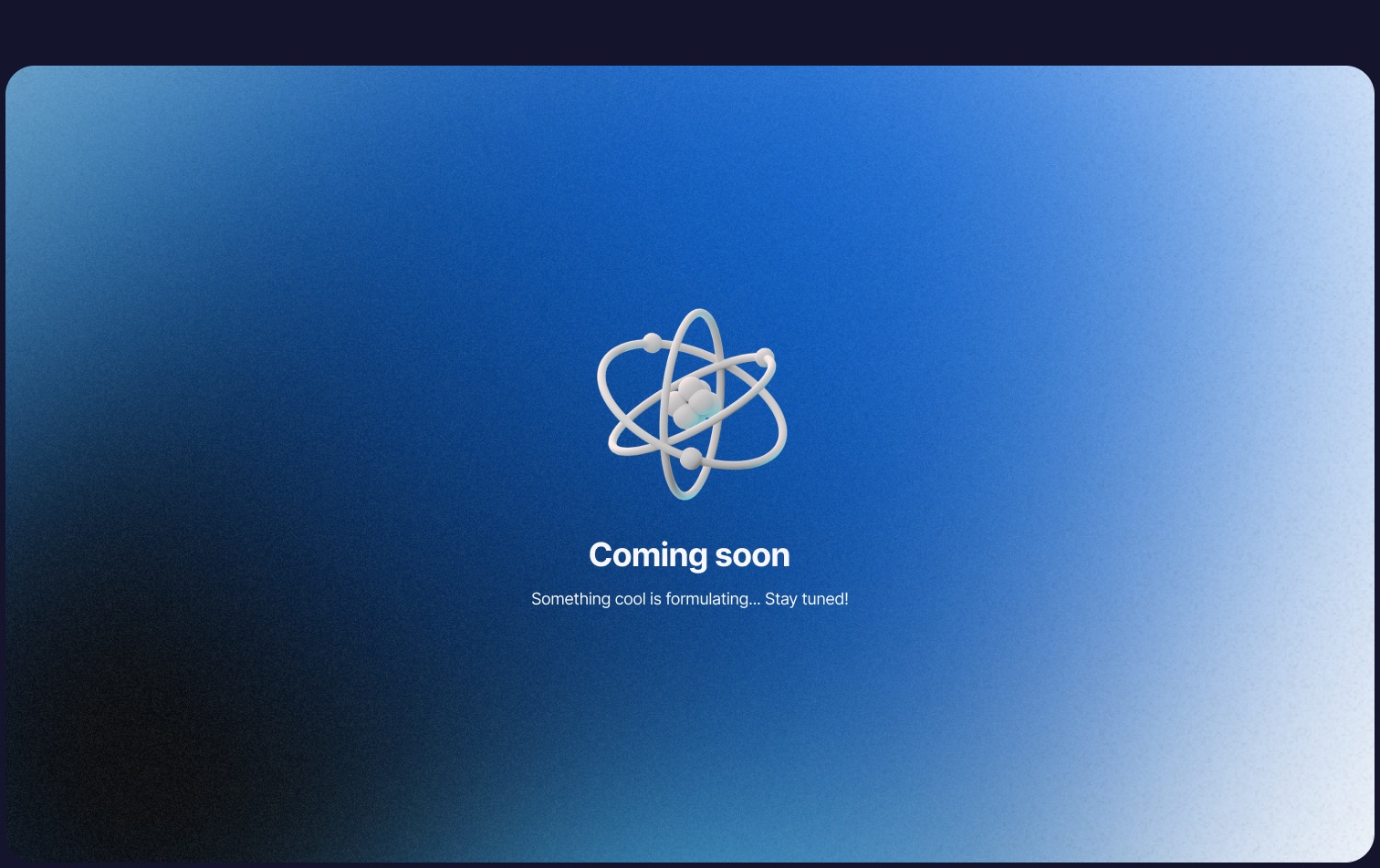 Coming soon state